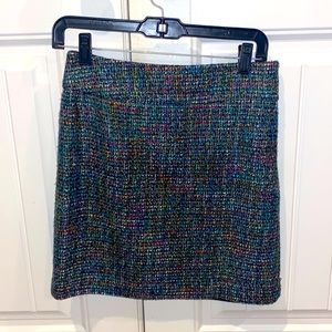 Colorful knit skirt 0P